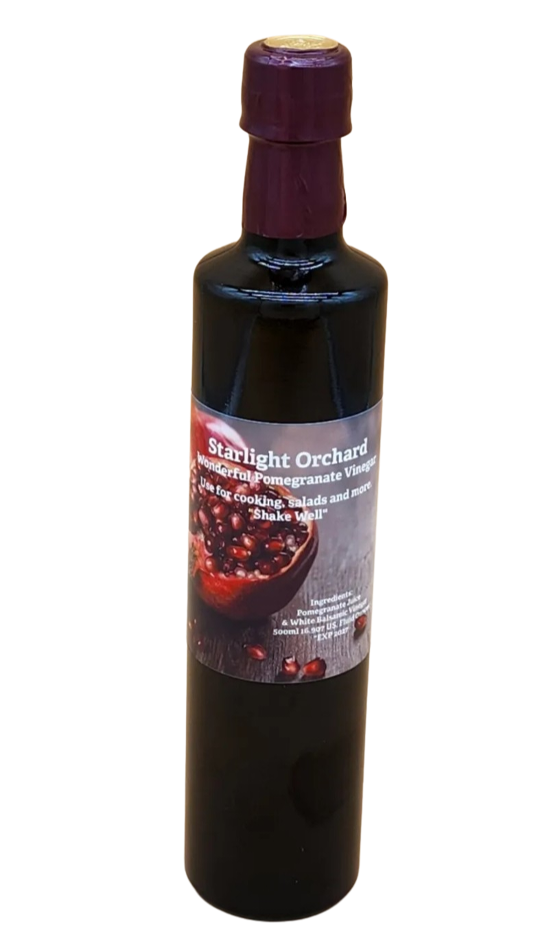 Pomegranate Vinegar Delicious Cooking 500ml - Starlight Nursery 